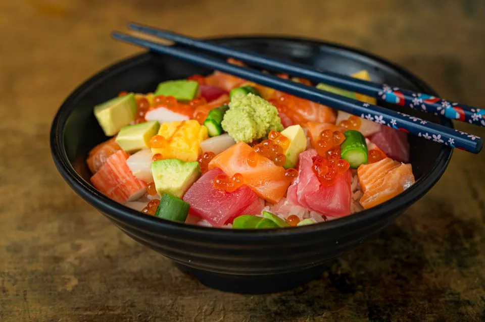 Poke bowl at Hokkaido Sushi & Ramen, Japanese Restaurant in Portland